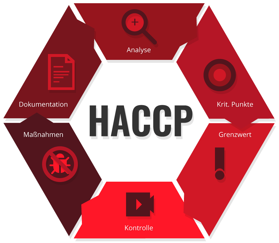 HACCP Maßnahmen Infografik